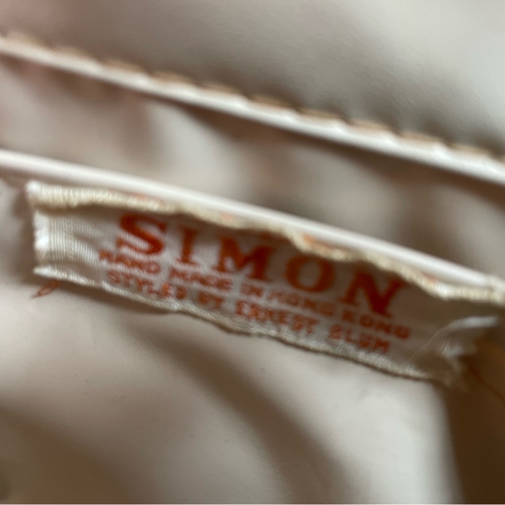 VINTAGE Simon Rattan Woven Handbag Handmade in Hong Kong Designed by Ernest Blum - Picture 11 of 16